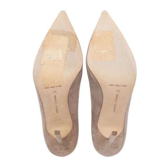 Manolo Blanik Suede BB Pumps - Size 10 / 40 - Picture 5 of 7